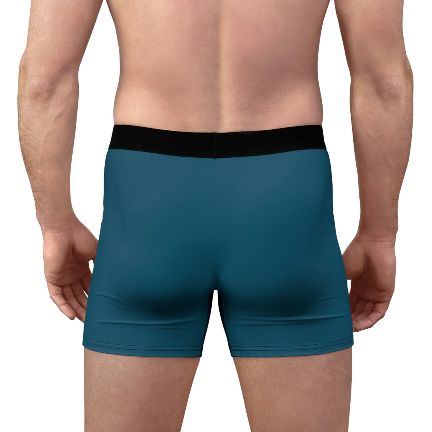 Four Fish logo Men's Boxer Briefs (AOP)