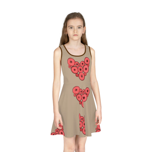 Girls' Sleeveless Sundress (AOP)