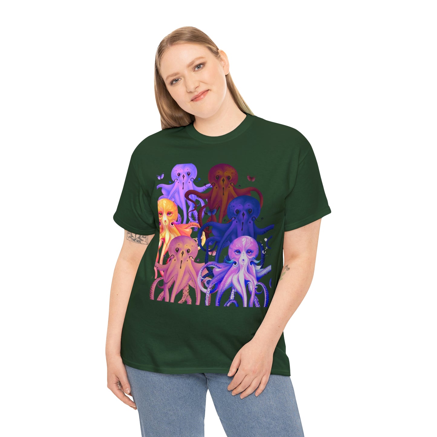 Octopus Unisex Heavy Cotton Tee