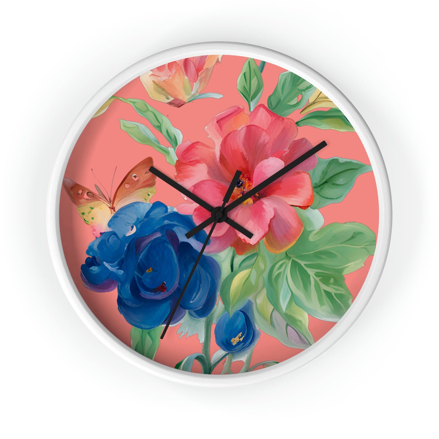 Flower Wall Clock