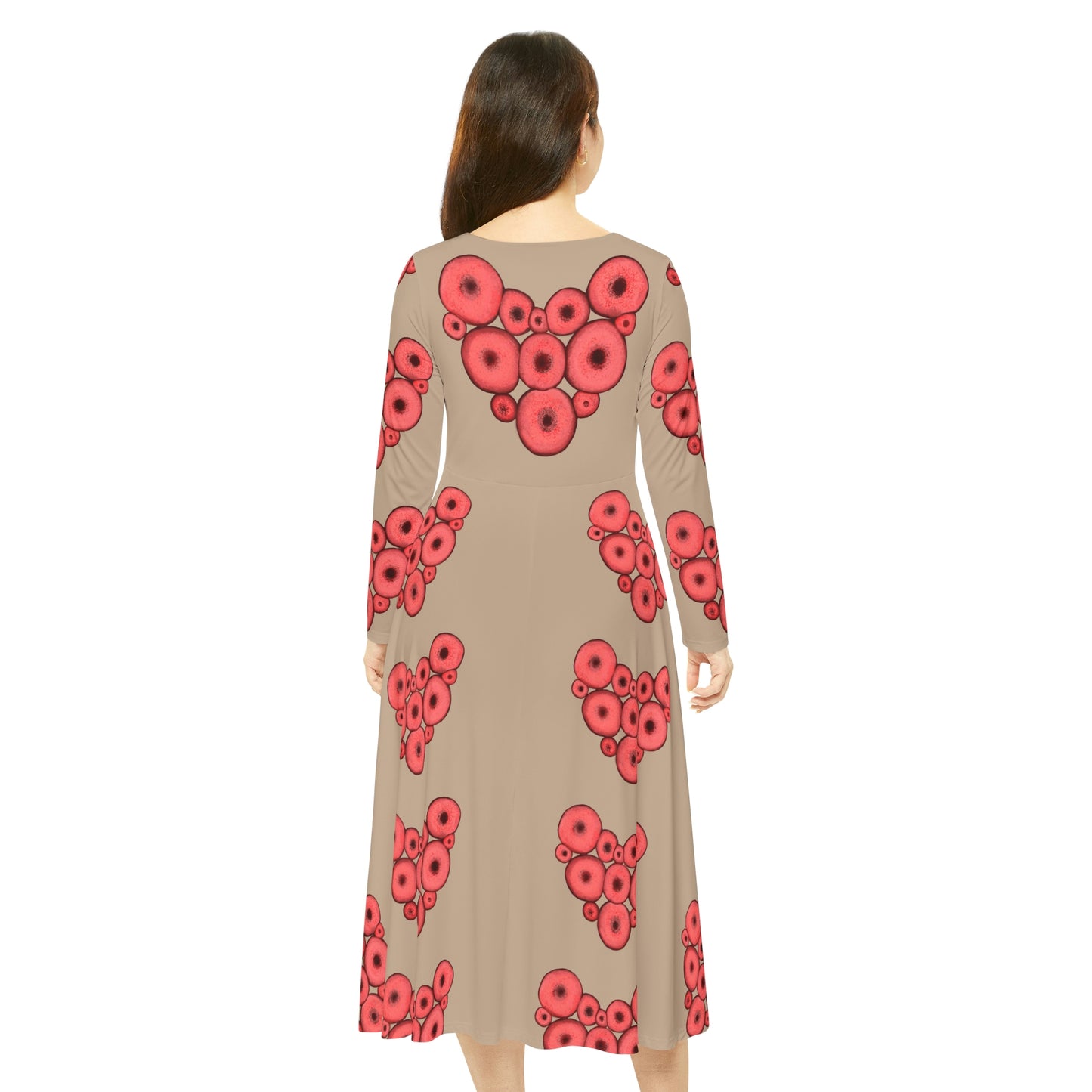 Women's Long Sleeve Dance Dress (AOP)