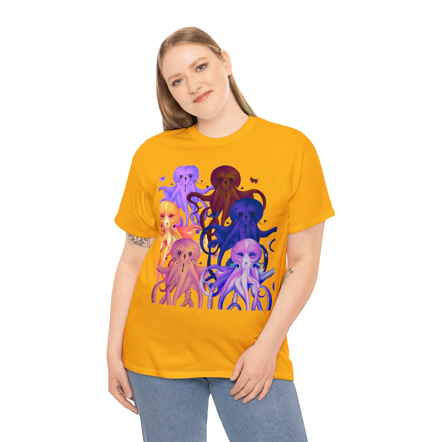 Octopus Unisex Heavy Cotton Tee