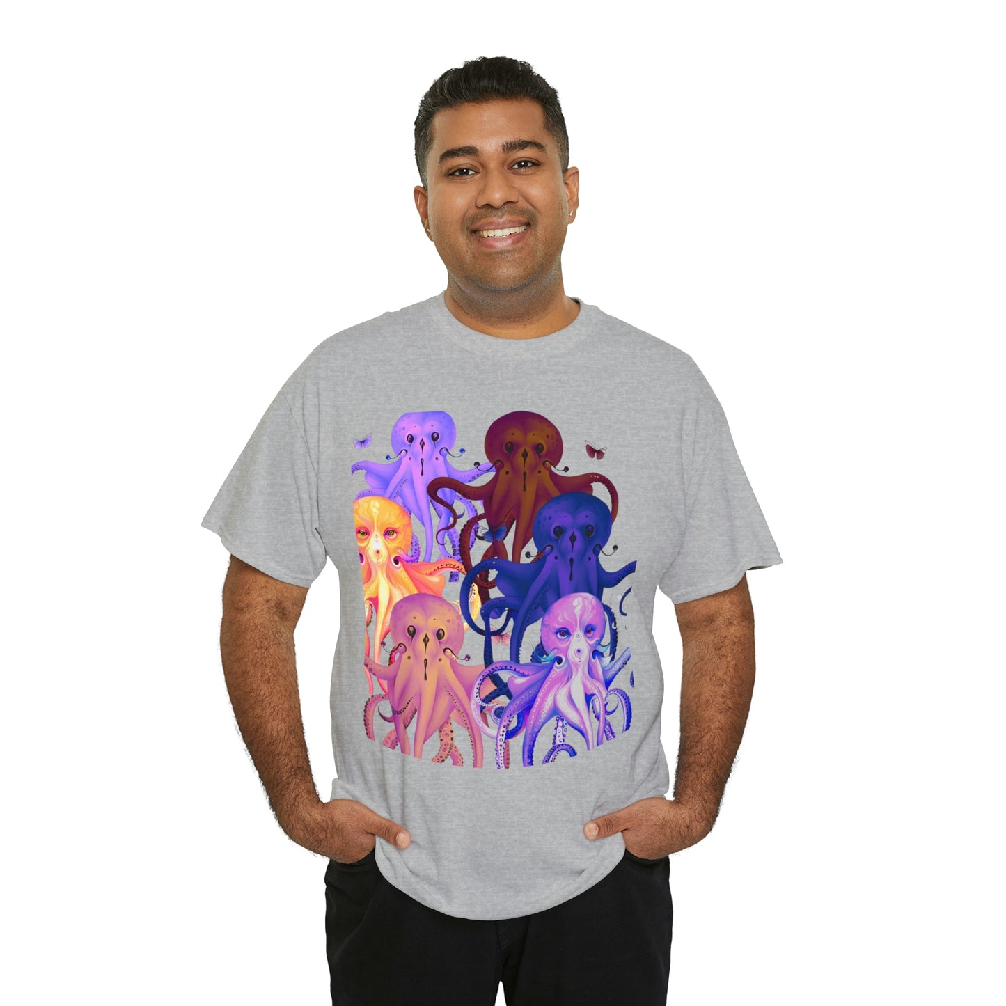 Octopus Unisex Heavy Cotton Tee