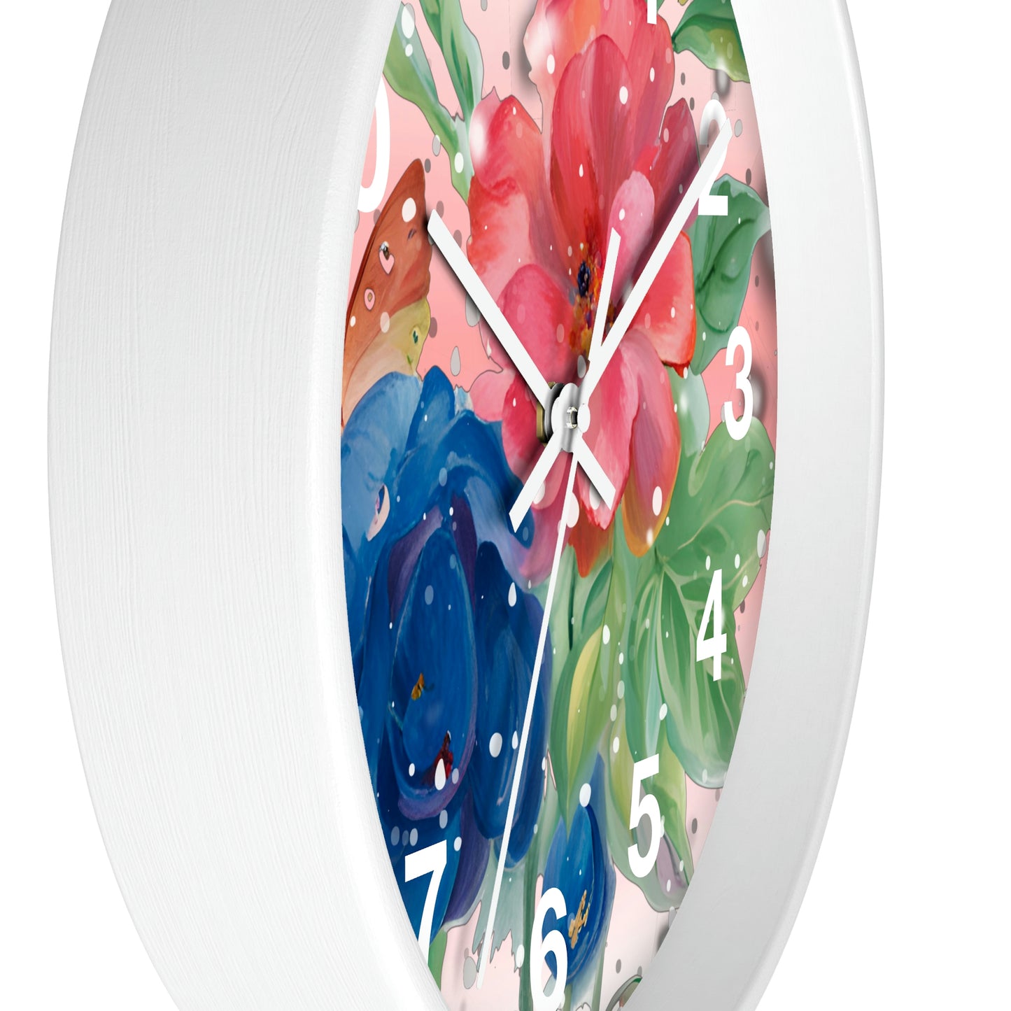 Flower Wall Clock