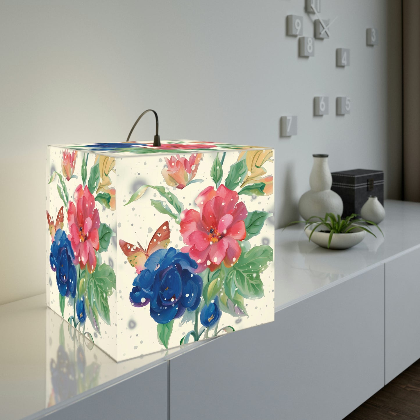 Flower Light Cube Lamp