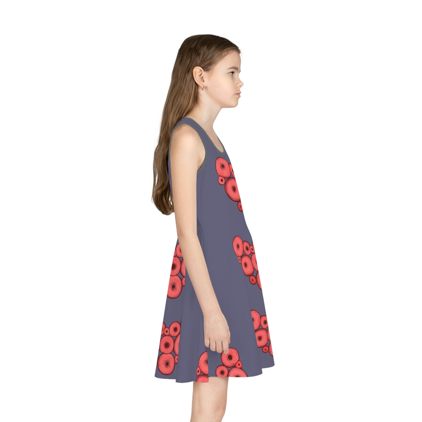 Girls' Sleeveless Sundress (AOP)