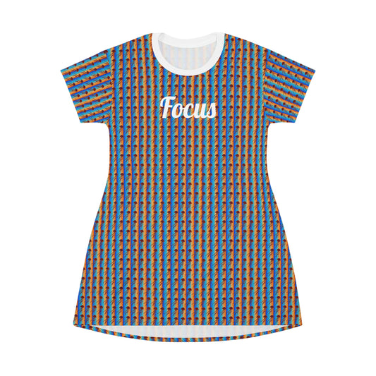 All Over Print T-Shirt Dress