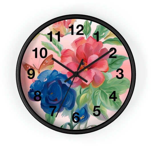 Flower Wall Clock