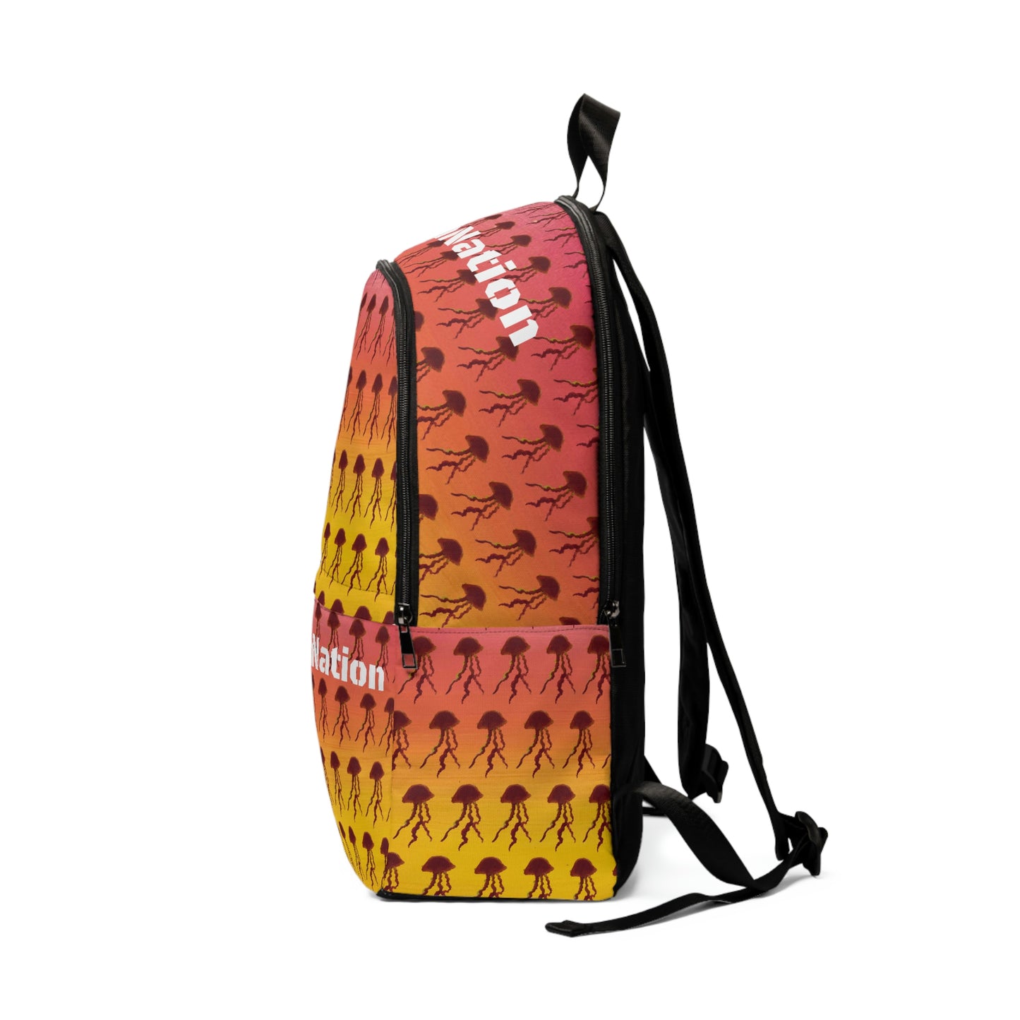 Unisex Fabric backpack.