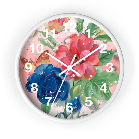 Flower Wall Clock