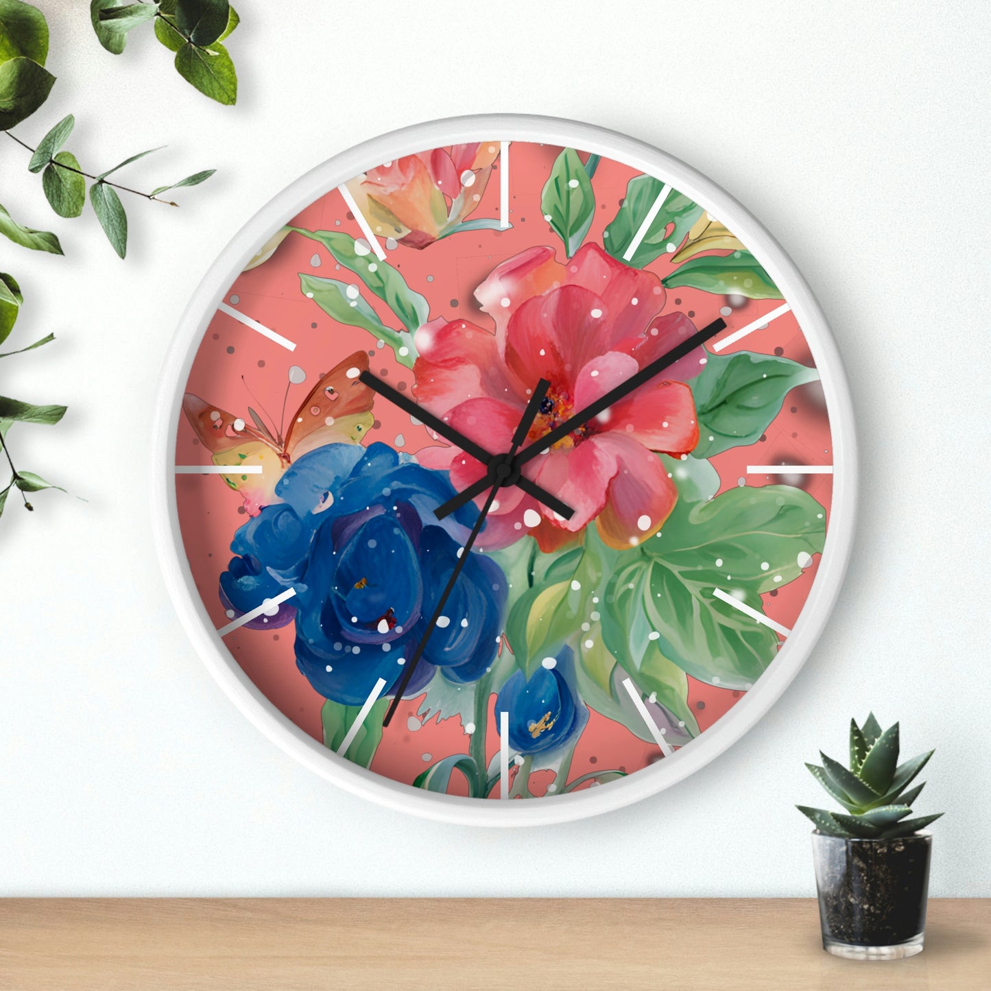 Pink Wall Clock