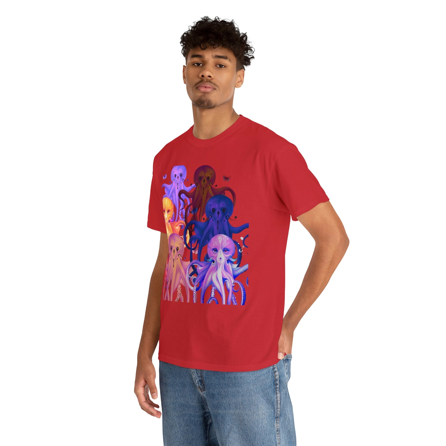 Octopus Unisex Heavy Cotton Tee