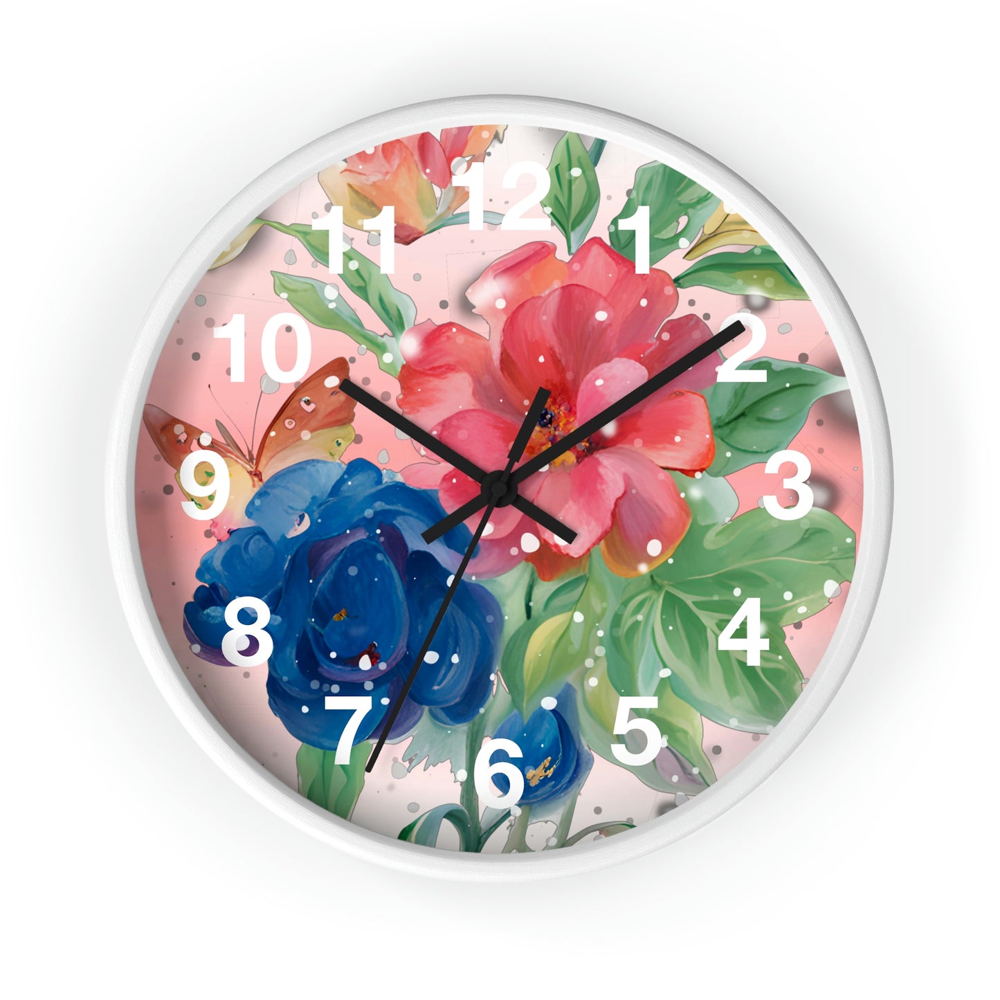 Flower Wall Clock