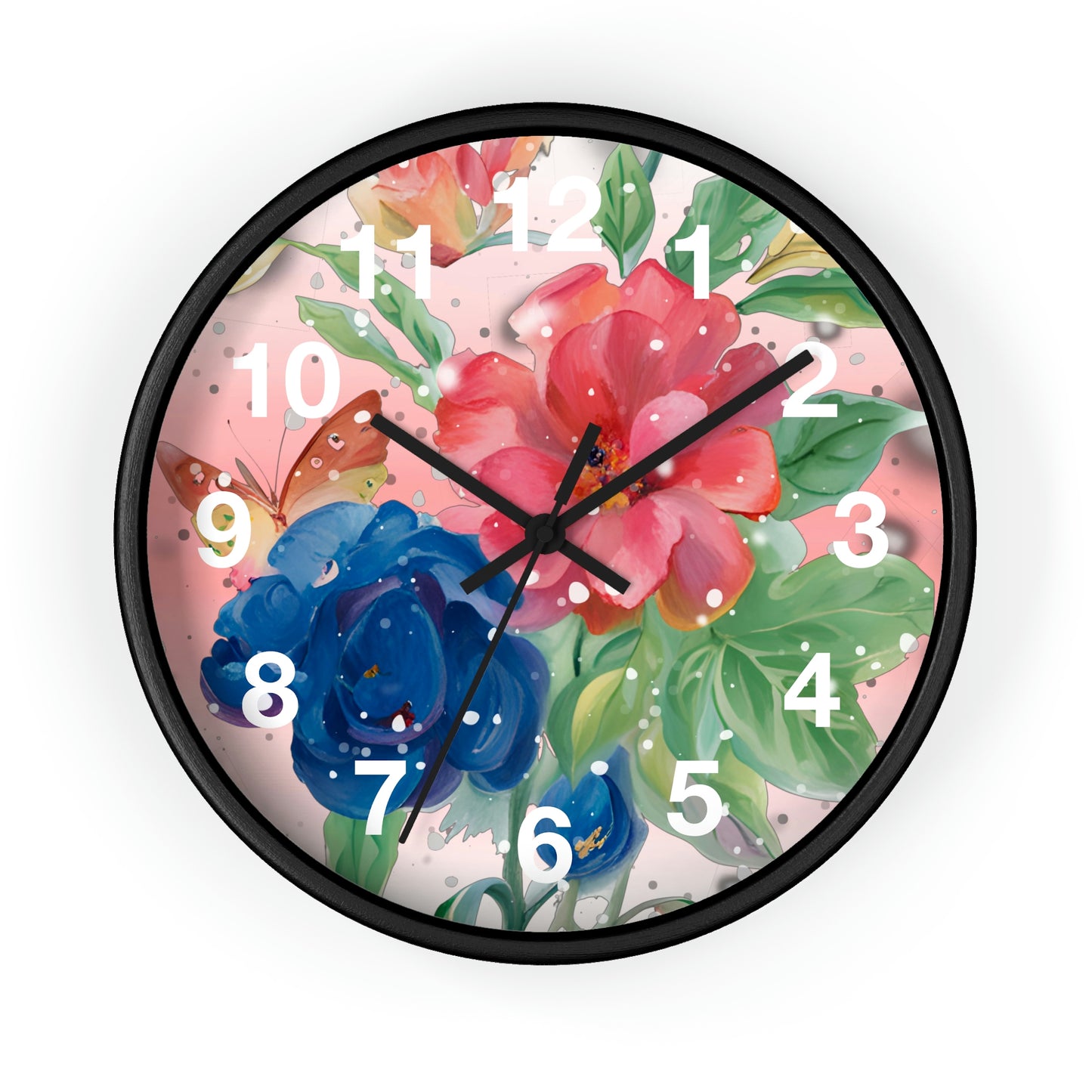 Flower Wall Clock