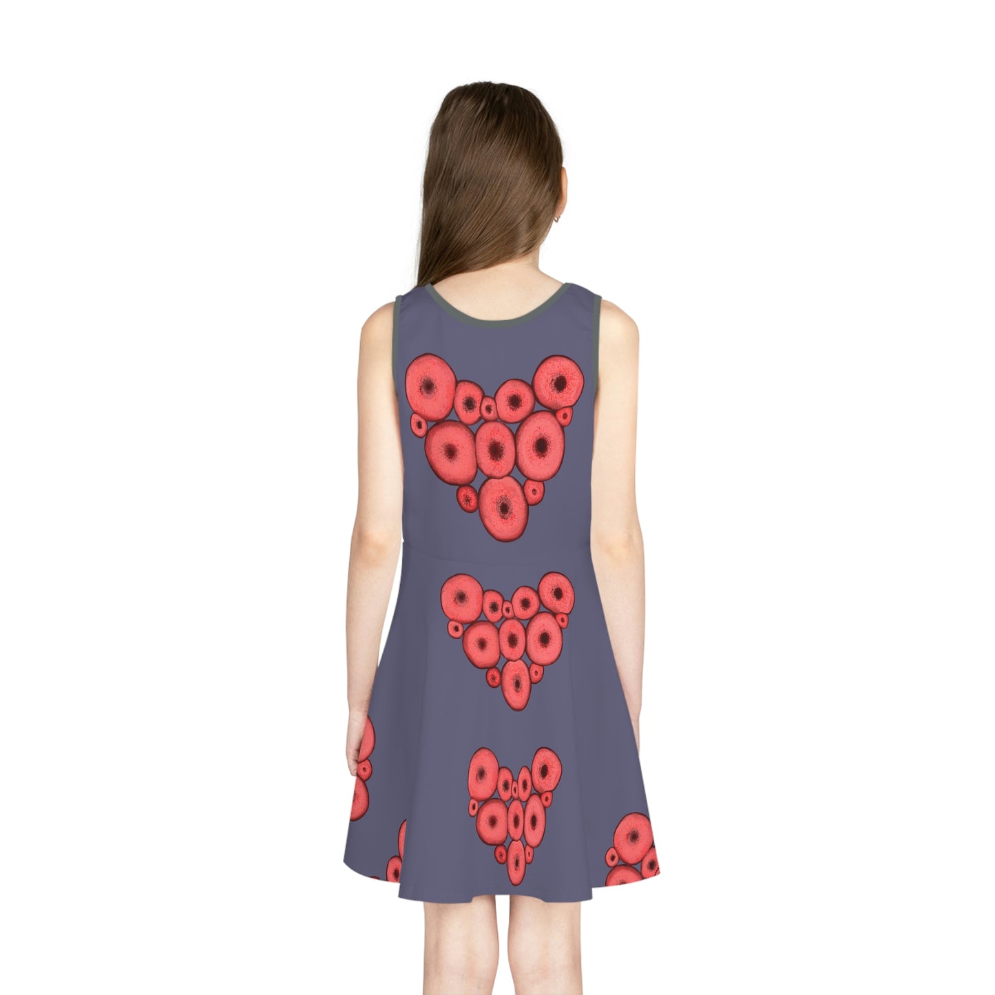 Girls' Sleeveless Sundress (AOP)