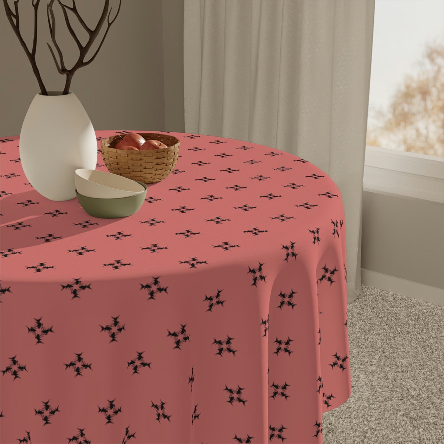 Pink Salmon Tablecloth