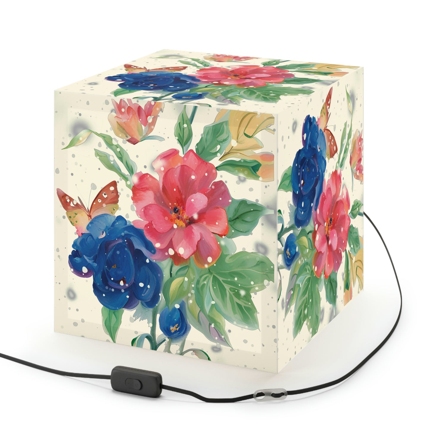 Flower Light Cube Lamp