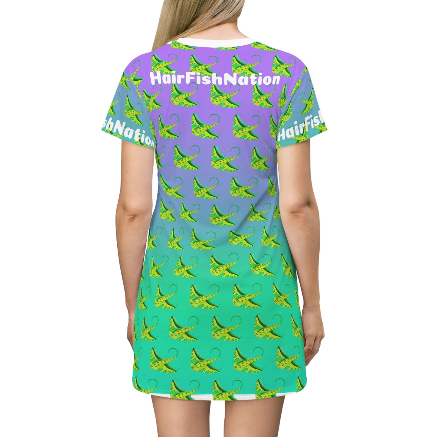 All Over Print T-Shirt Dress