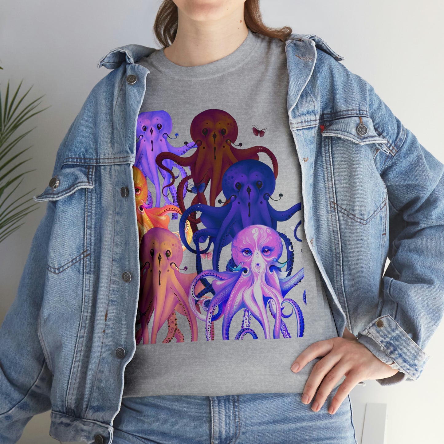 Octopus Unisex Heavy Cotton Tee