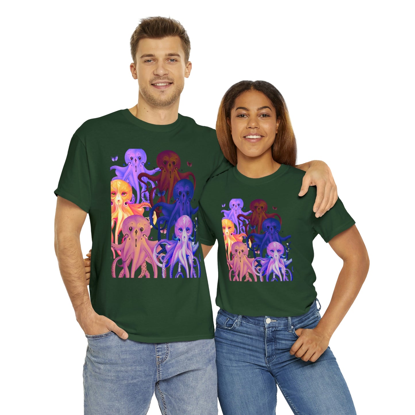 Octopus Unisex Heavy Cotton Tee