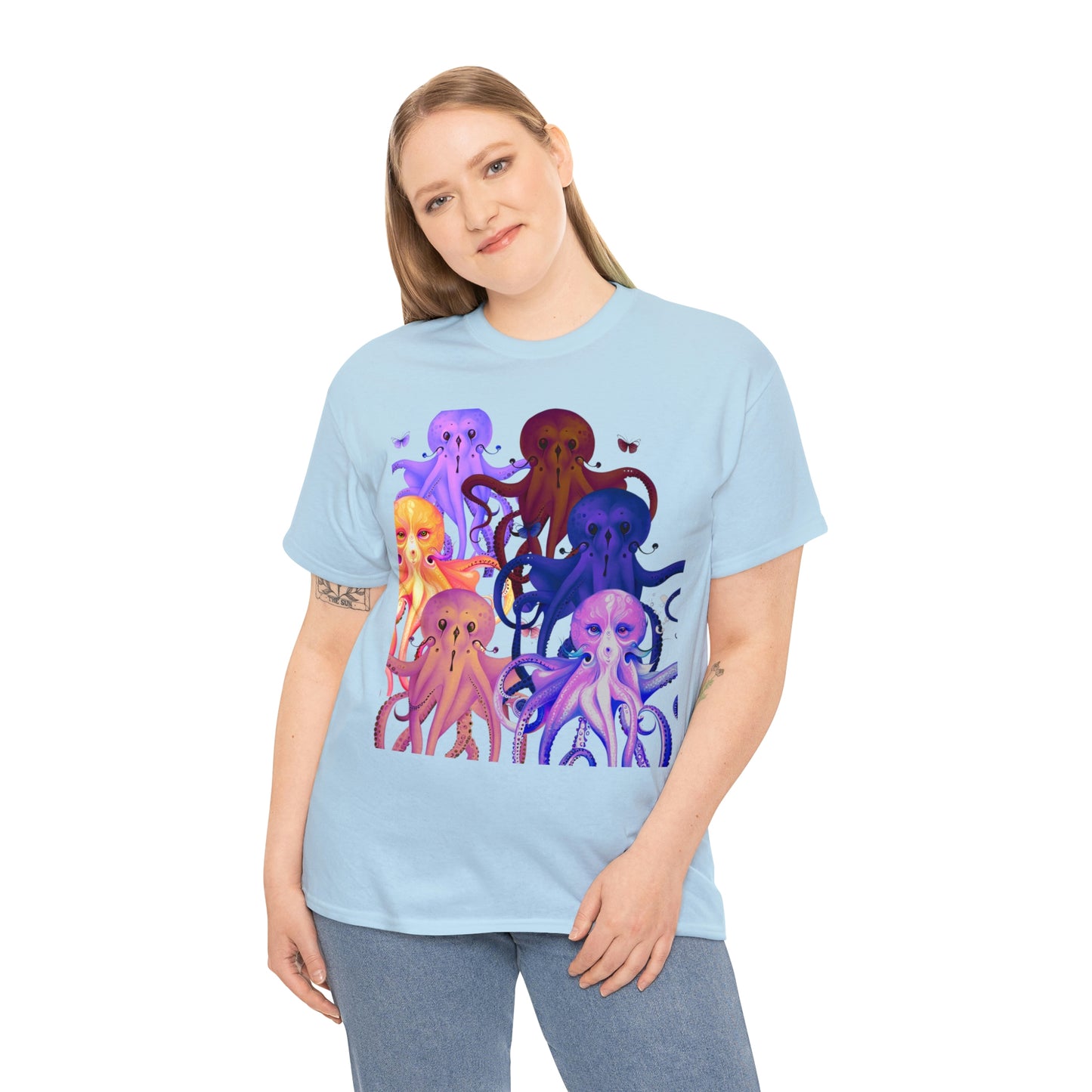 Octopus Unisex Heavy Cotton Tee