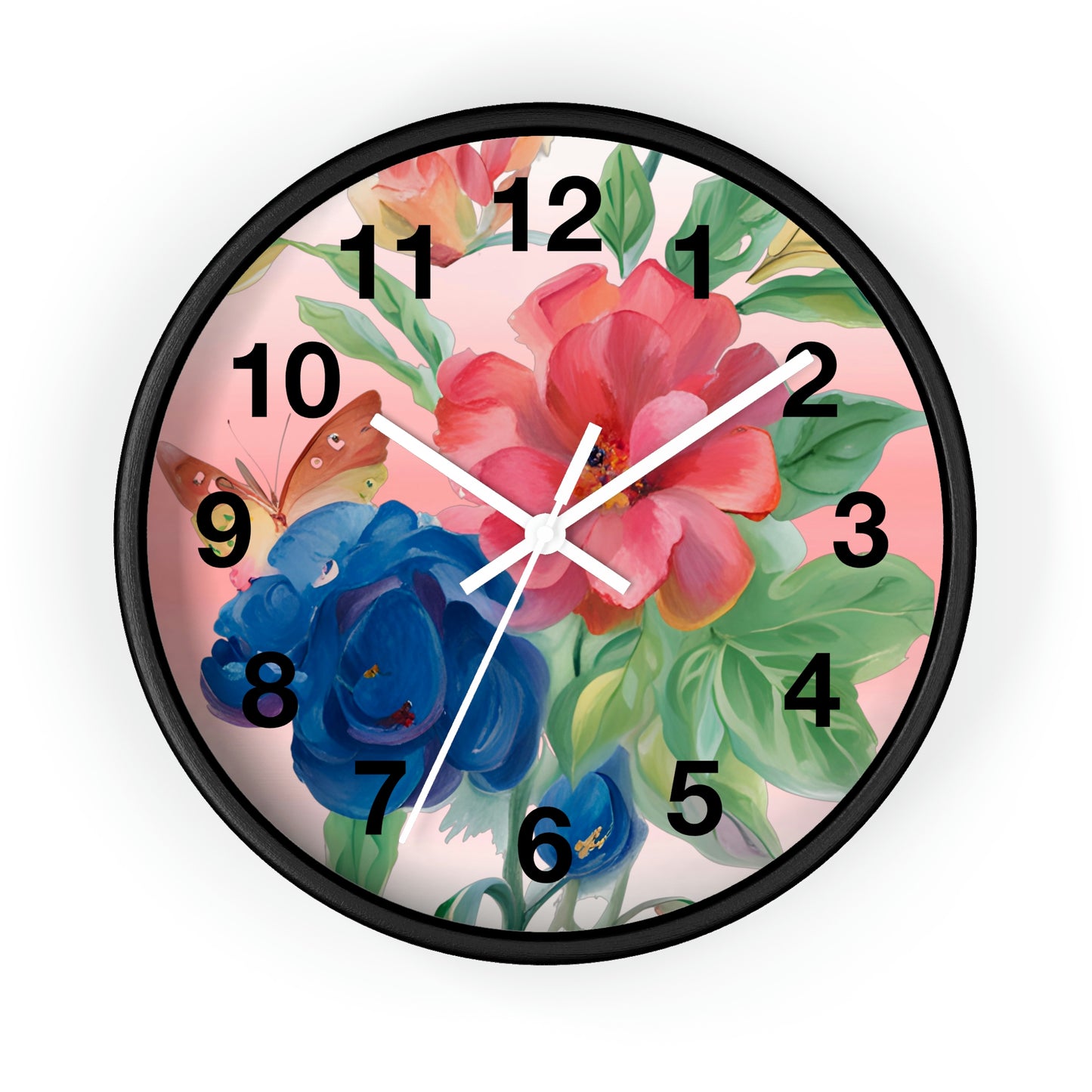 Flower Wall Clock