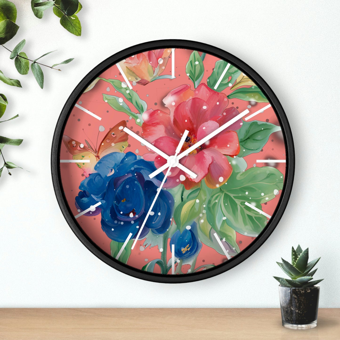 Pink Wall Clock