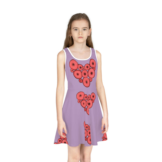 Girls' Sleeveless Sundress (AOP)