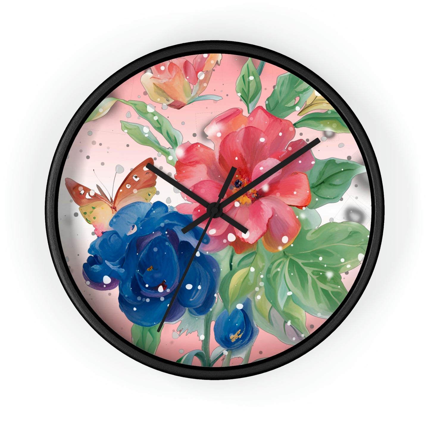 Flower Wall Clock