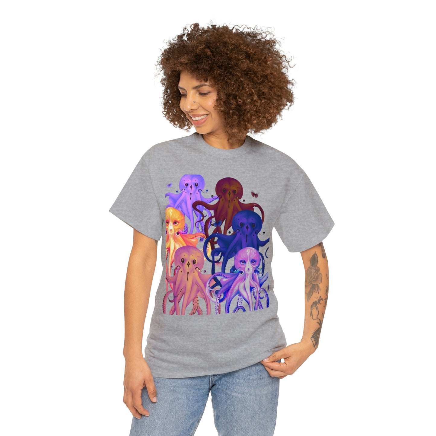 Octopus Unisex Heavy Cotton Tee