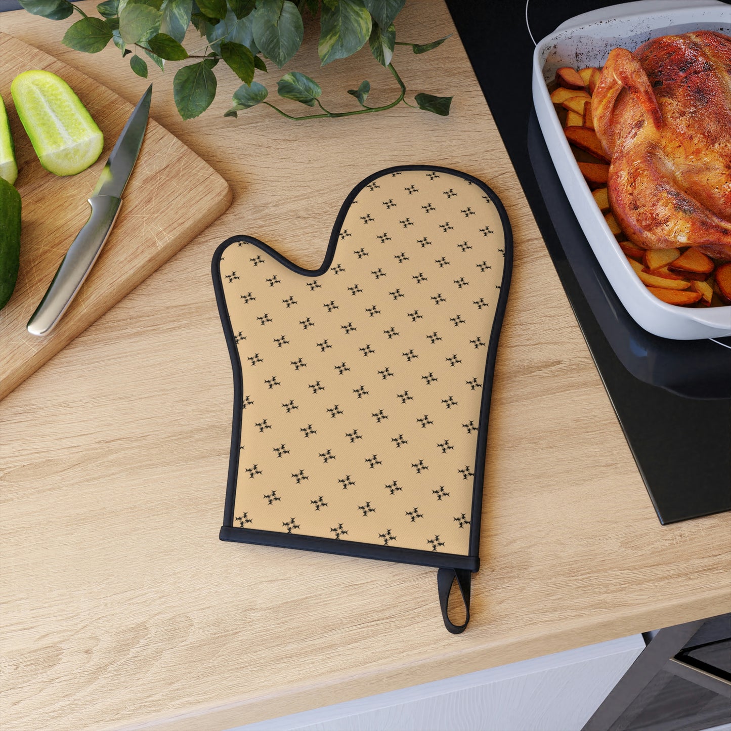 Peachy Oven Glove