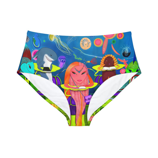 High-Waist Hipster Bikini Bottom