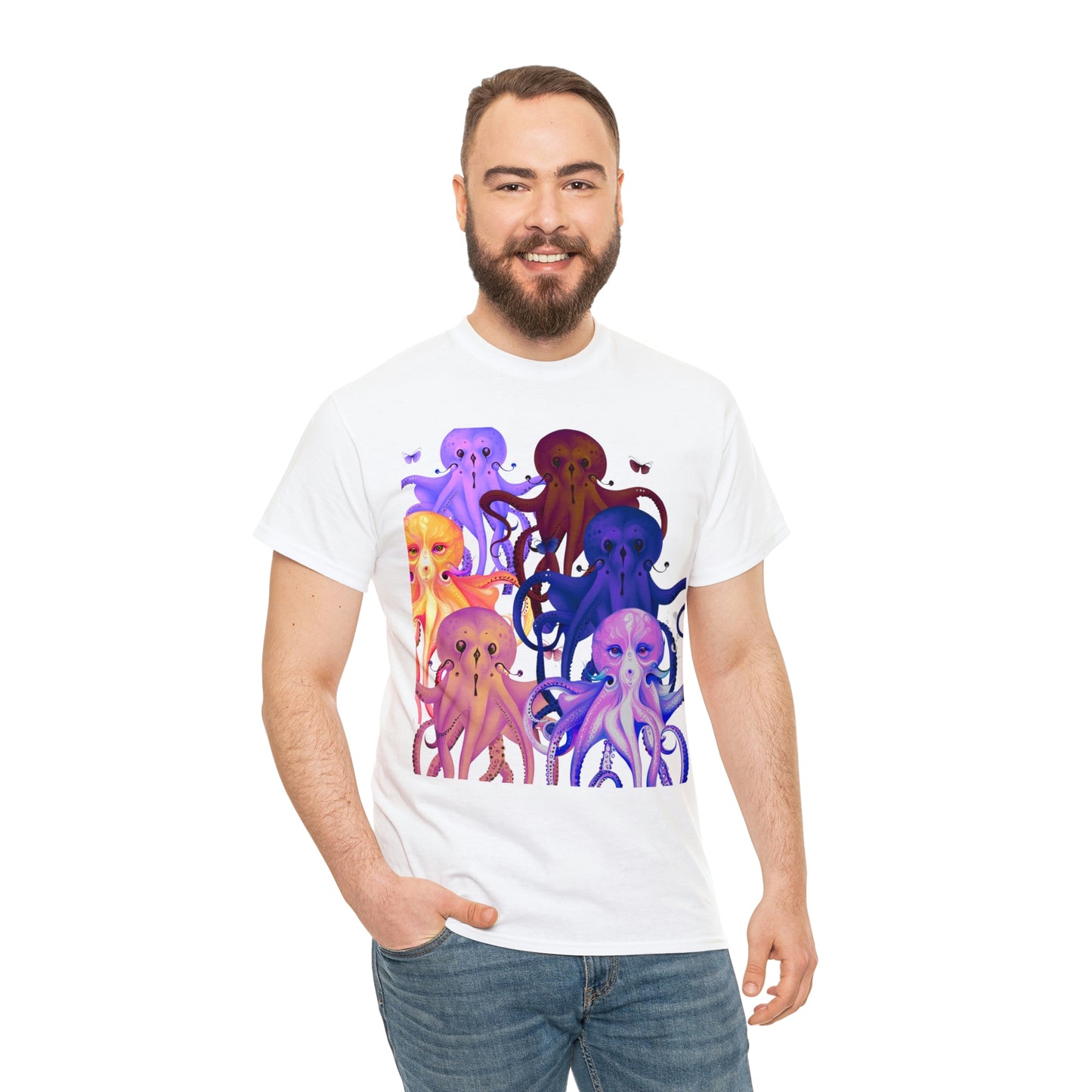 Octopus Unisex Heavy Cotton Tee