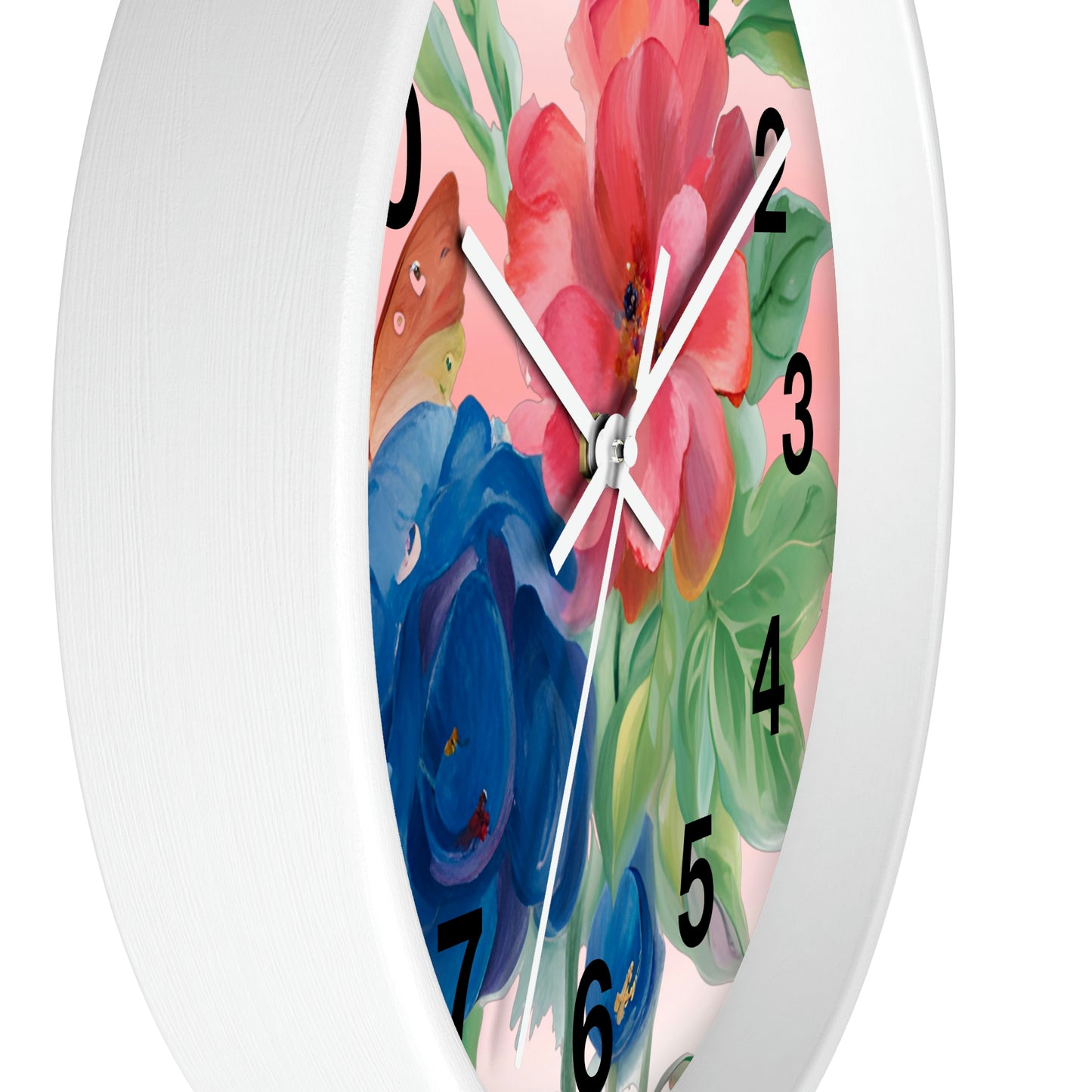 Flower Wall Clock