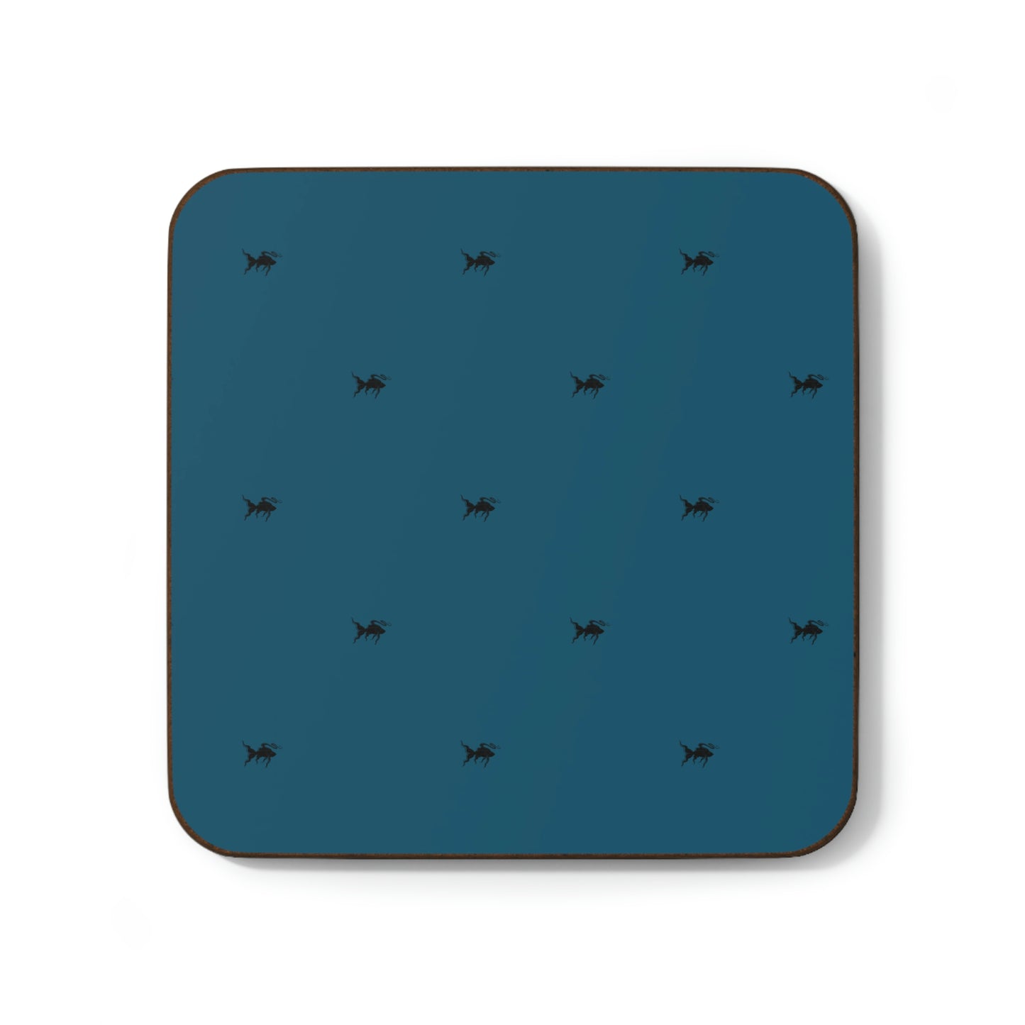 Blue Hardboard Back Coaster