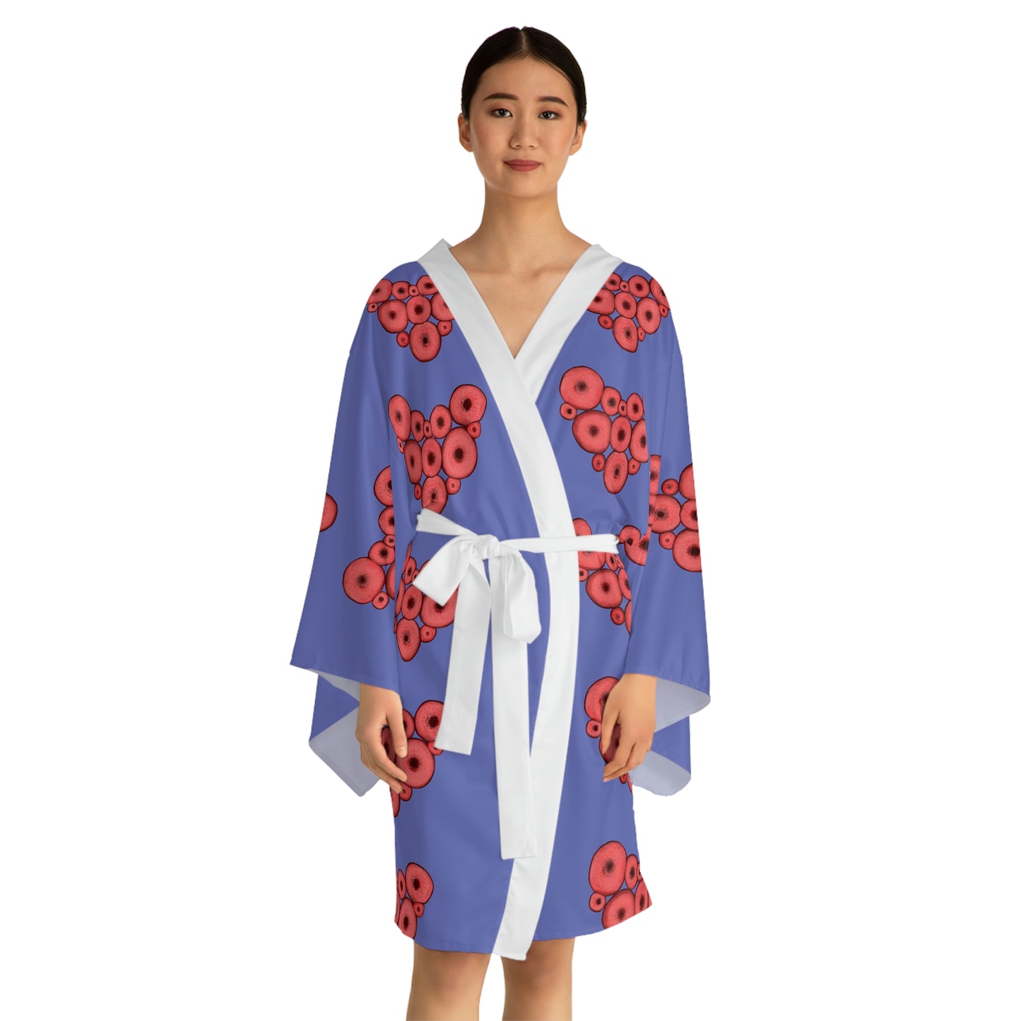 Long Sleeve Kimono Robe (AOP)