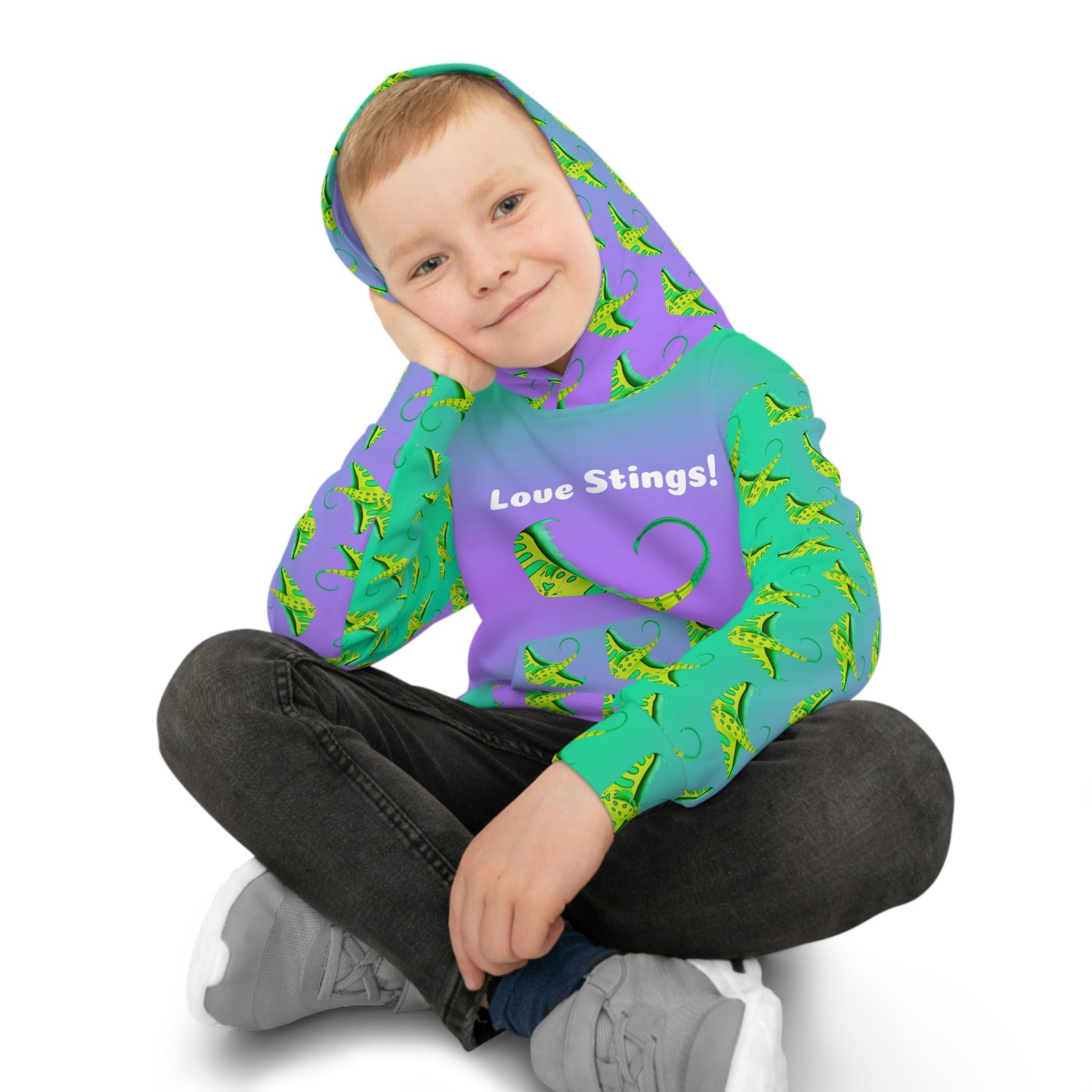 Love Stings!  children hoodie.