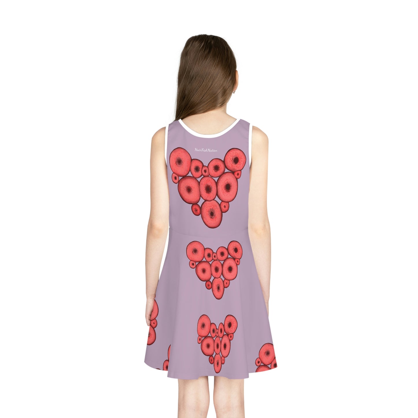 Girls' Sleeveless Sundress (AOP)