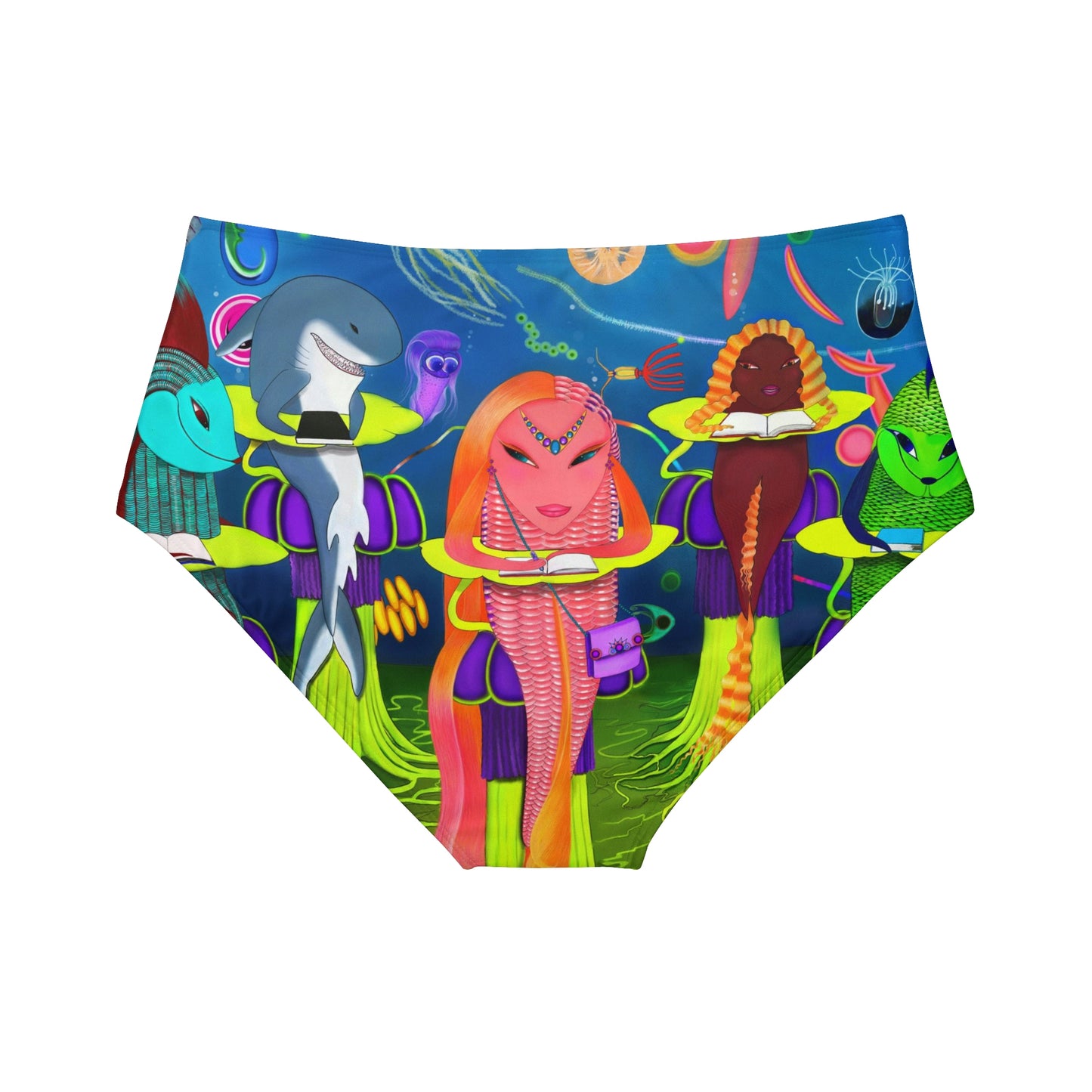 High-Waist Hipster Bikini Bottom