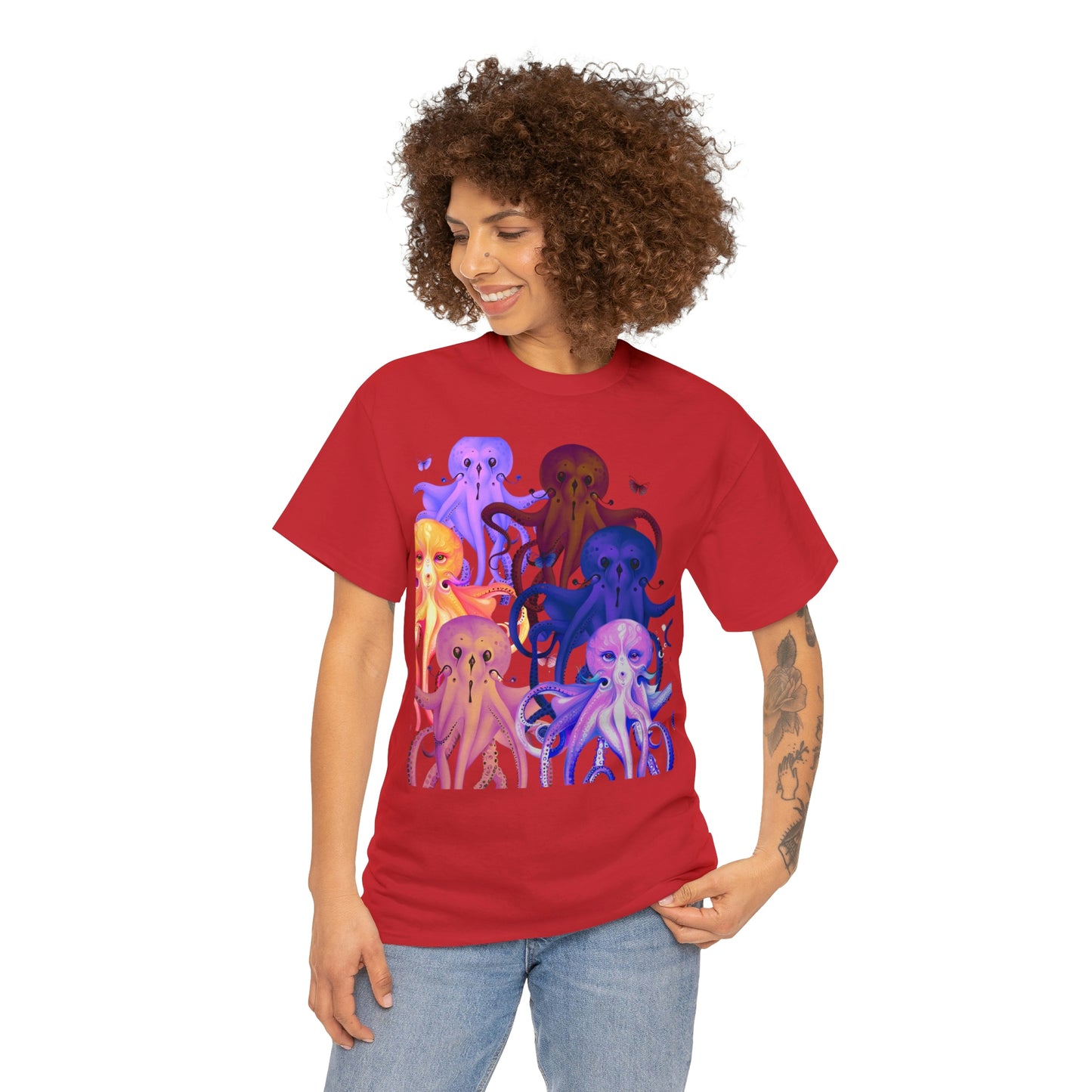 Octopus Unisex Heavy Cotton Tee