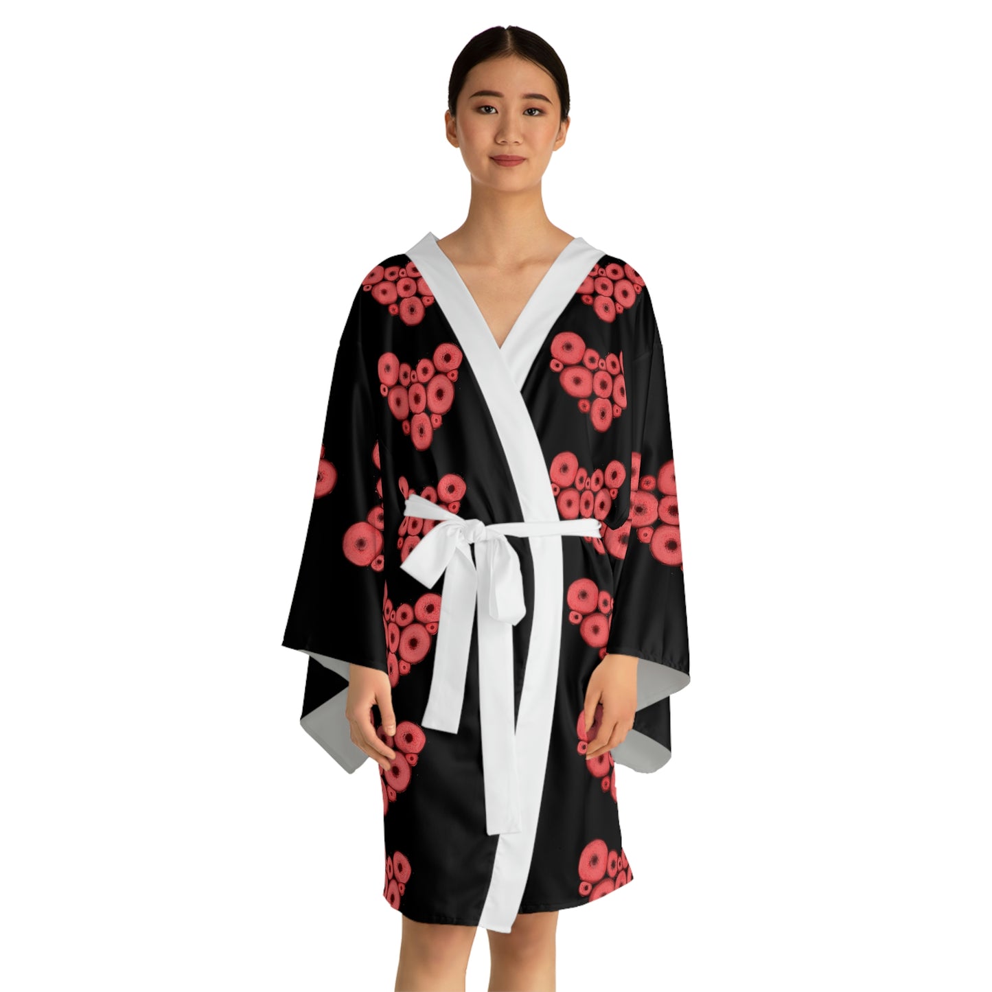 Long Sleeve Kimono Robe (AOP)