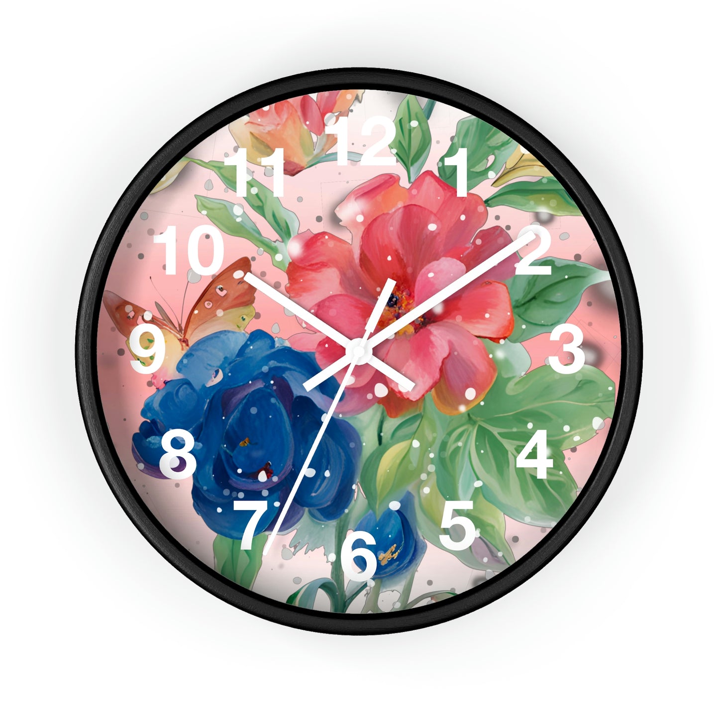 Flower Wall Clock