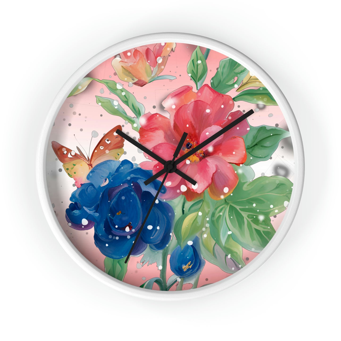 Flower Wall Clock