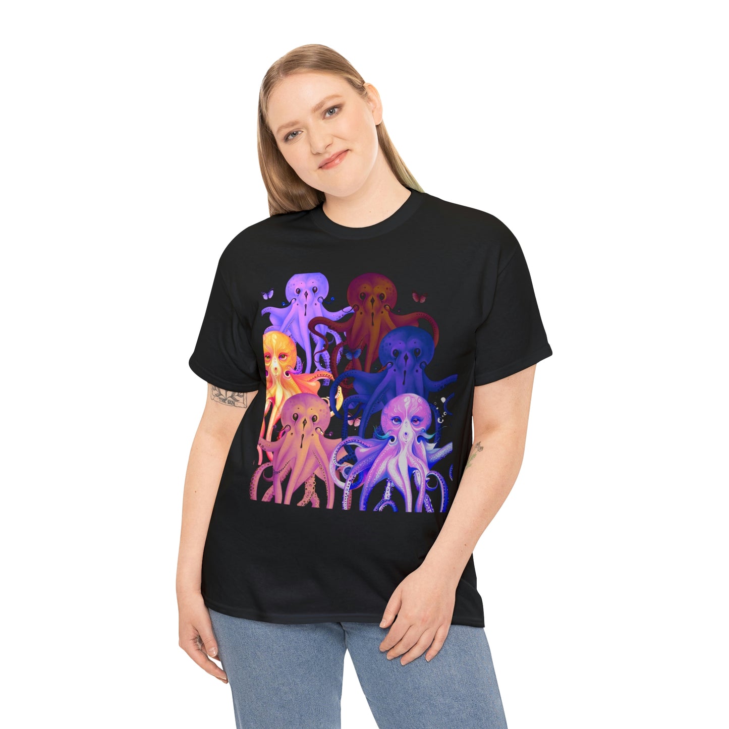 Octopus Unisex Heavy Cotton Tee