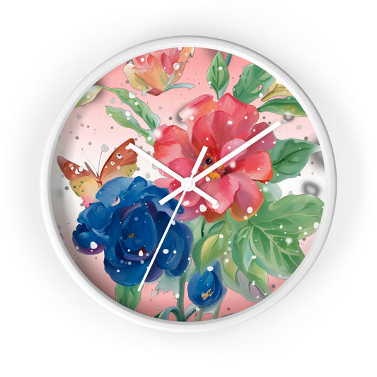 Flower Wall Clock