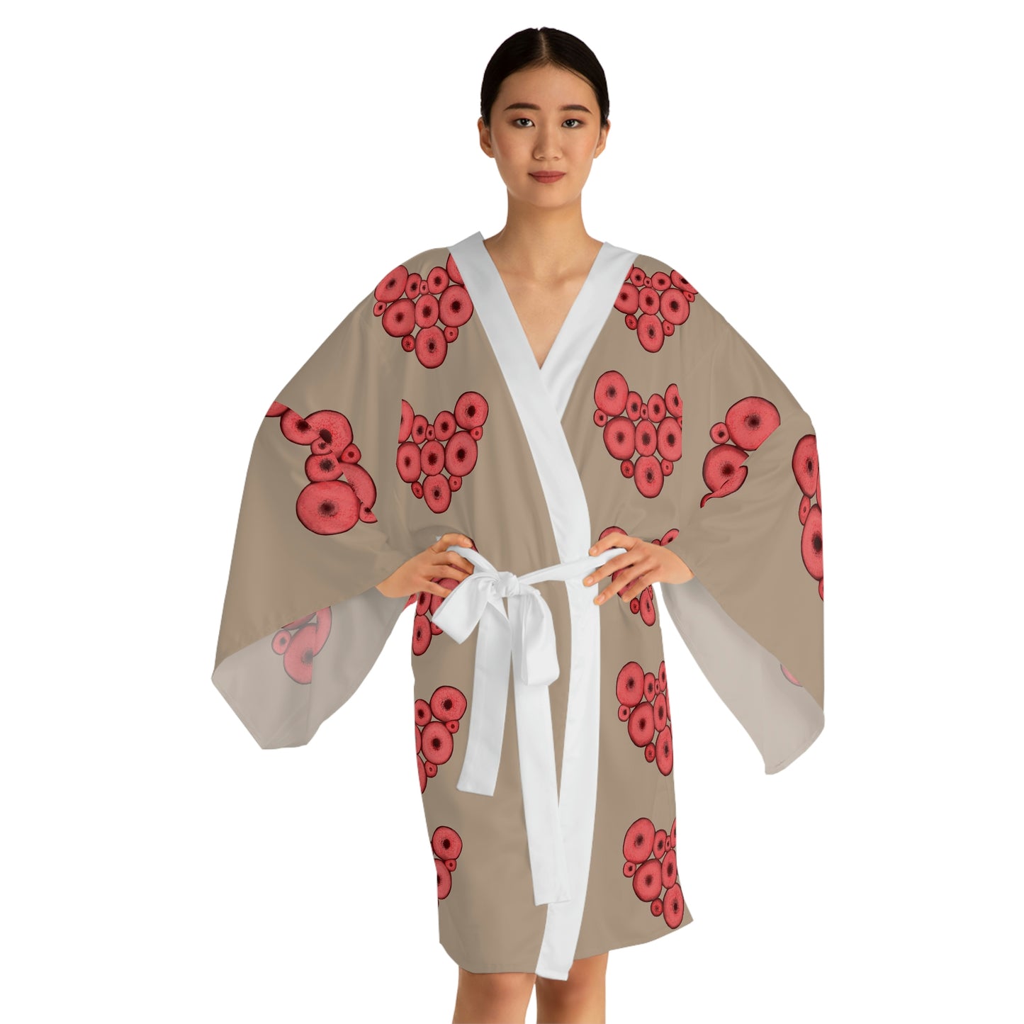 Long Sleeve Kimono Robe (AOP)