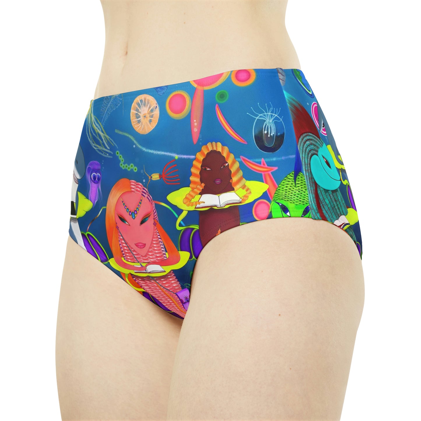 High-Waist Hipster Bikini Bottom