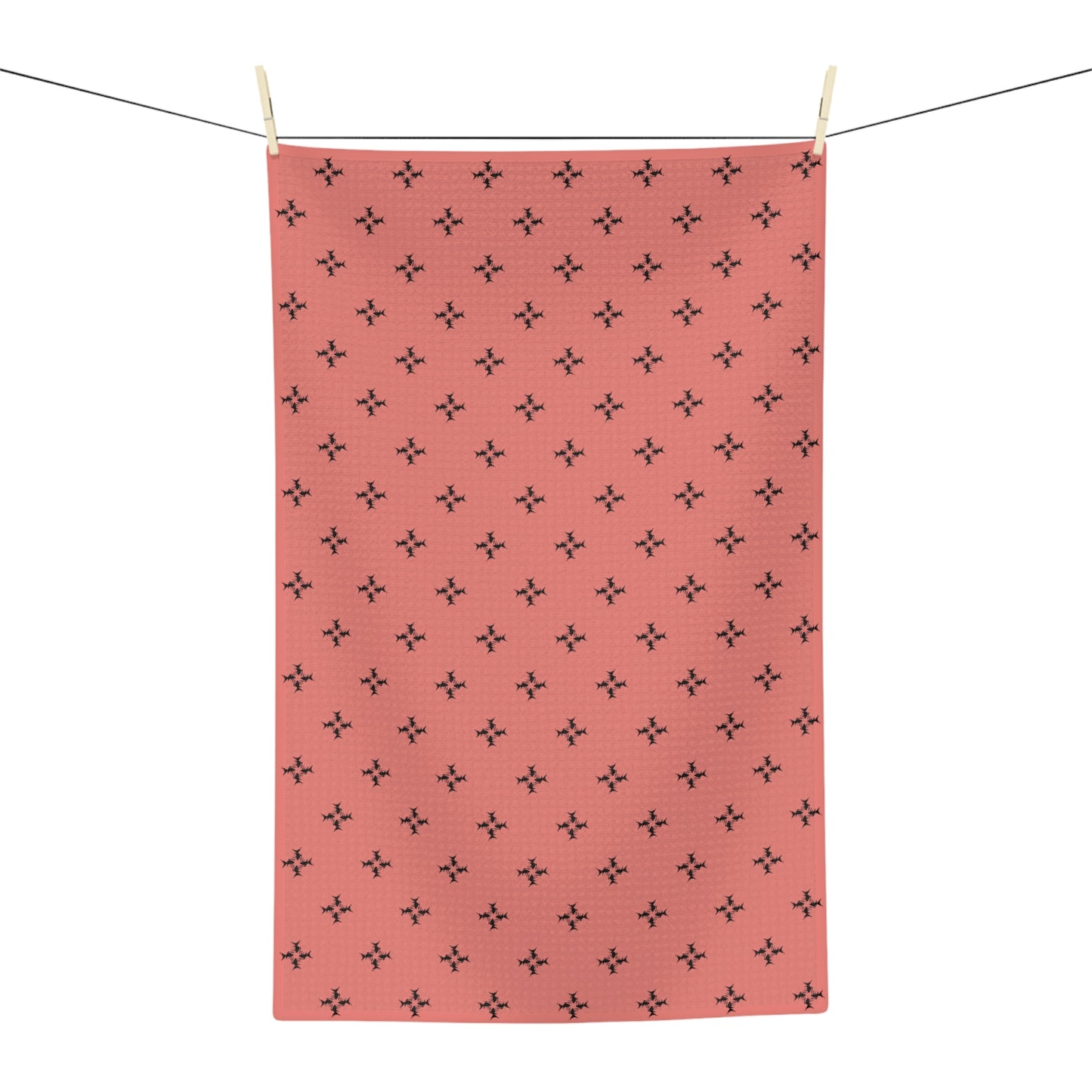 Pink Salmon Soft Tea Towel