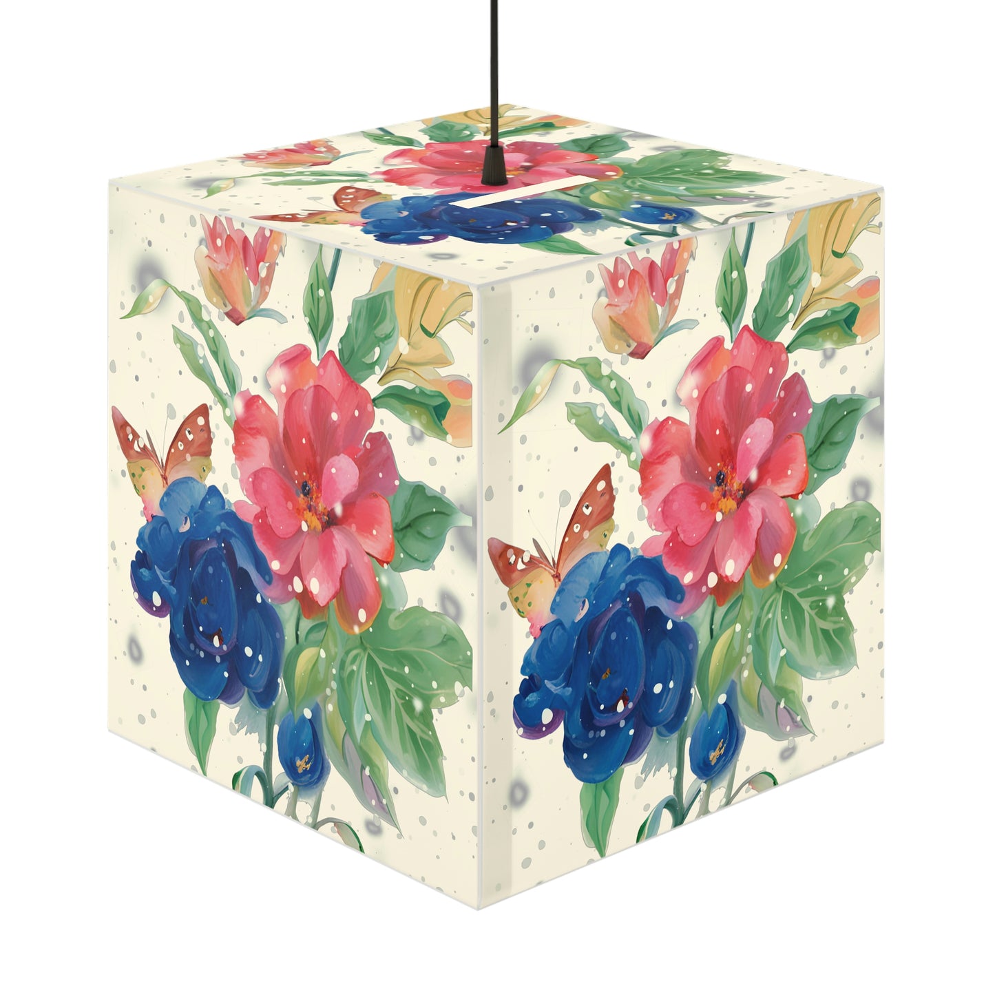 Flower Light Cube Lamp