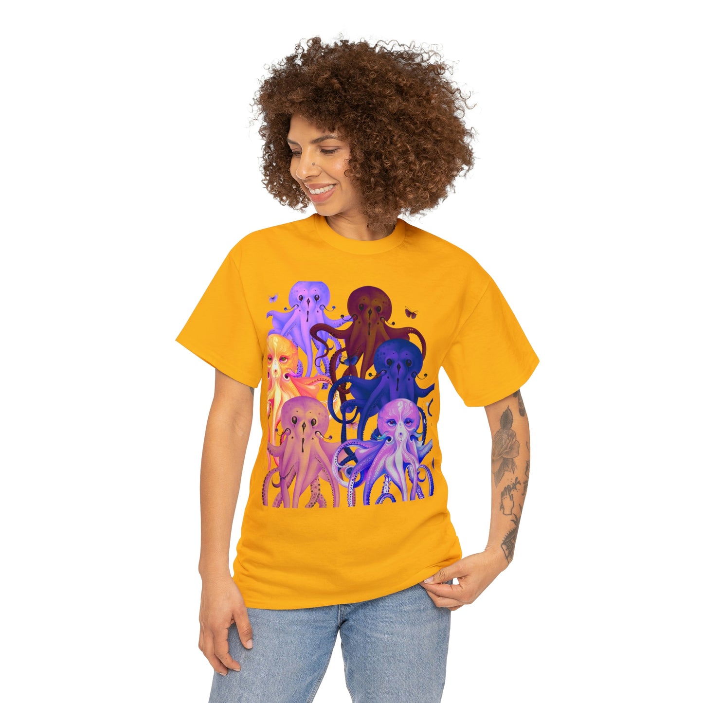 Octopus Unisex Heavy Cotton Tee